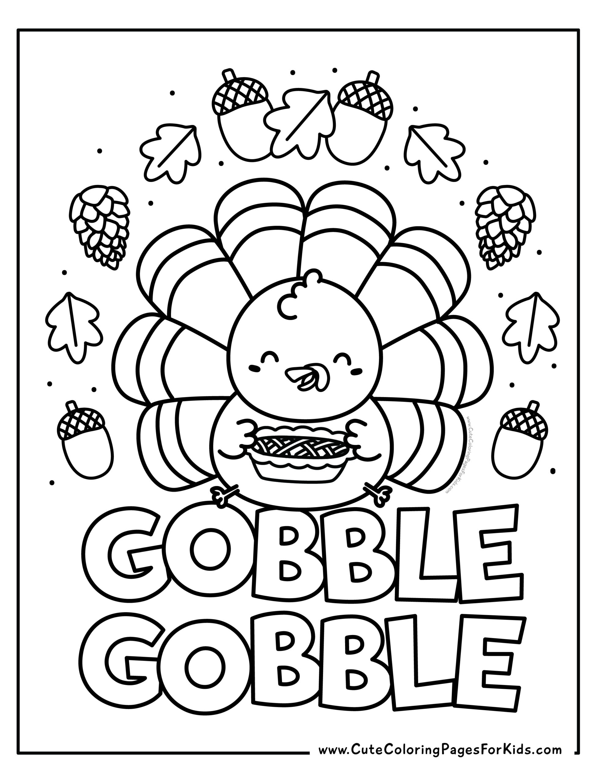 10 Thanksgiving Coloring Pages Free Printable PDFs Cute Coloring 10 Thanksgiving Coloring Pages Free Printable PDFs Cute Coloring