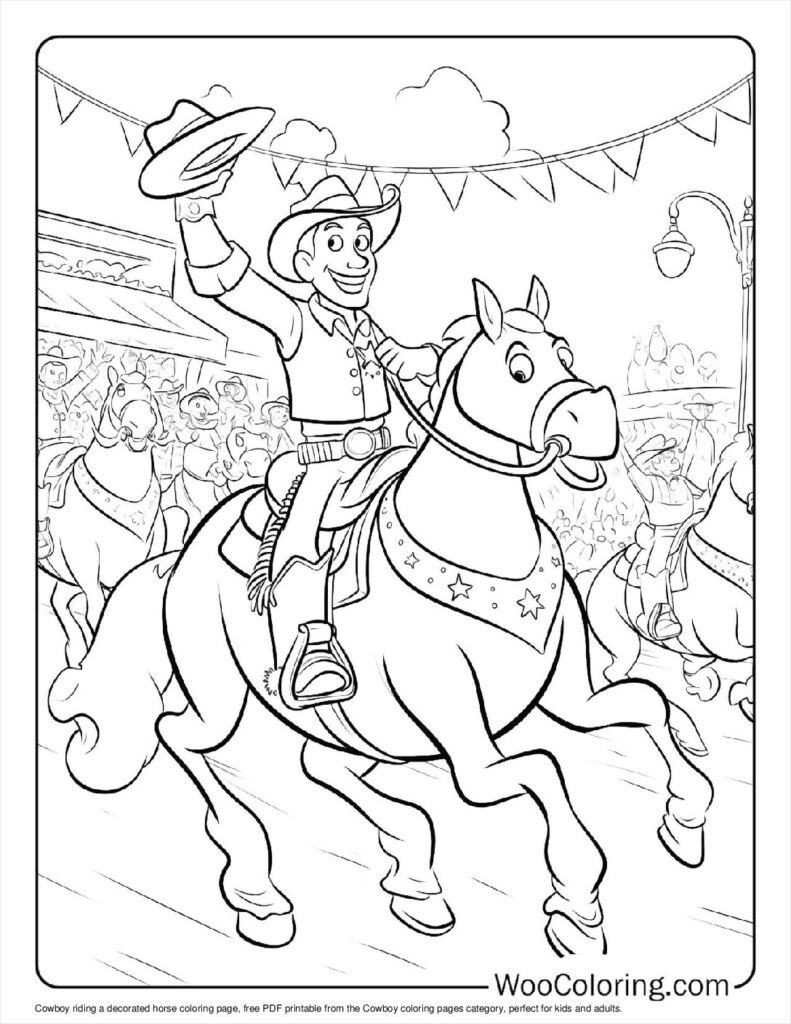 100 Cowboy Coloring Pages Free PDF To Print Woo Coloring 100 Cowboy Coloring Pages Free PDF To Print Woo Coloring