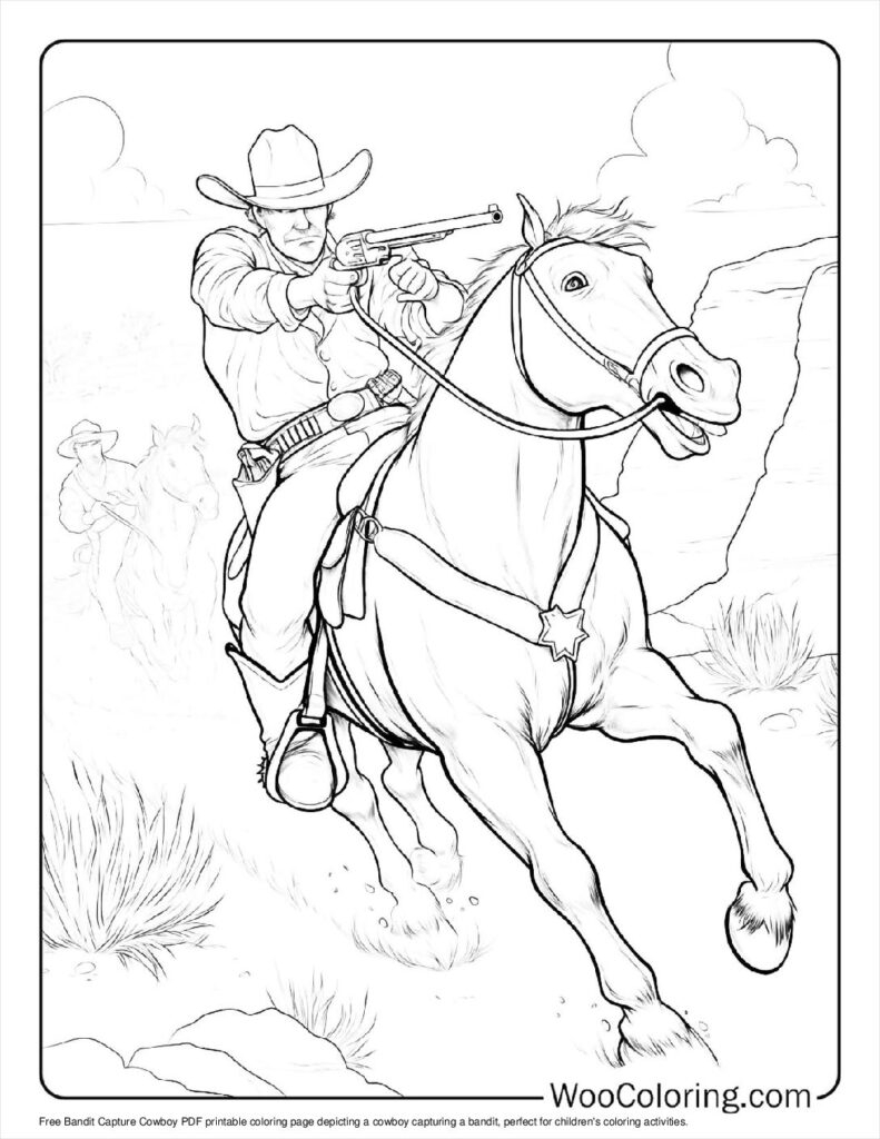 100 Cowboy Coloring Pages Free PDF To Print Woo Coloring 100 Cowboy Coloring Pages Free PDF To Print Woo Coloring
