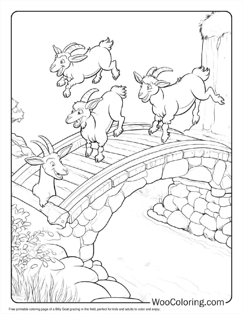 100 Goat Coloring Pages Free PDF To Print Woo Coloring