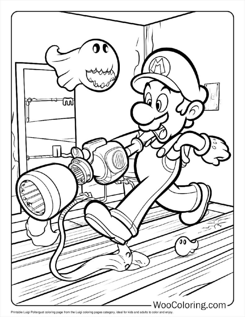 100 Luigi Coloring Pages Free PDF To Print Woo Coloring 100 Luigi Coloring Pages Free PDF To Print Woo Coloring