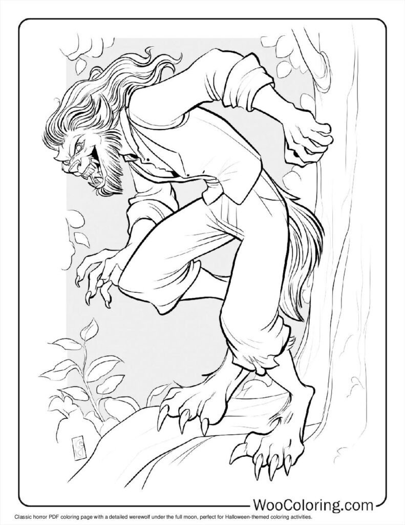 100 Werewolf Coloring Pages Free PDF To Print Woo Coloring 100 Werewolf Coloring Pages Free PDF To Print Woo Coloring