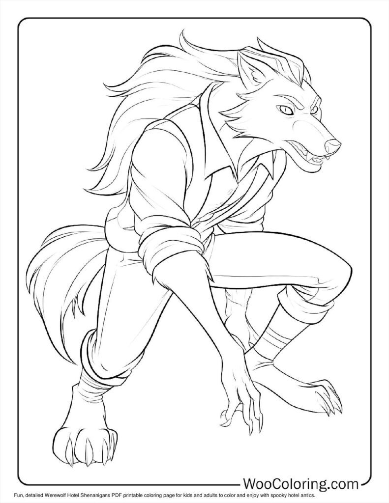 100 Werewolf Coloring Pages Free PDF To Print Woo Coloring 100 Werewolf Coloring Pages Free PDF To Print Woo Coloring
