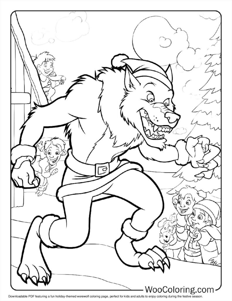 100 Werewolf Coloring Pages Free PDF To Print Woo Coloring 100 Werewolf Coloring Pages Free PDF To Print Woo Coloring