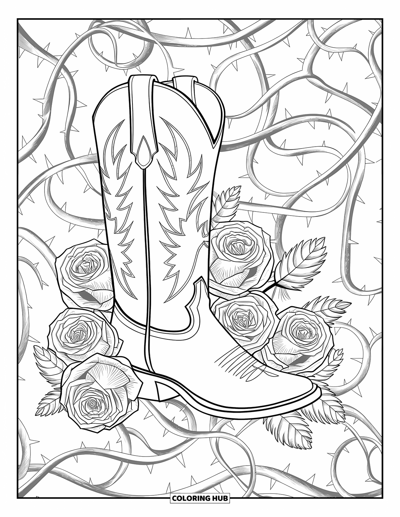 western coloring pages western coloring pages