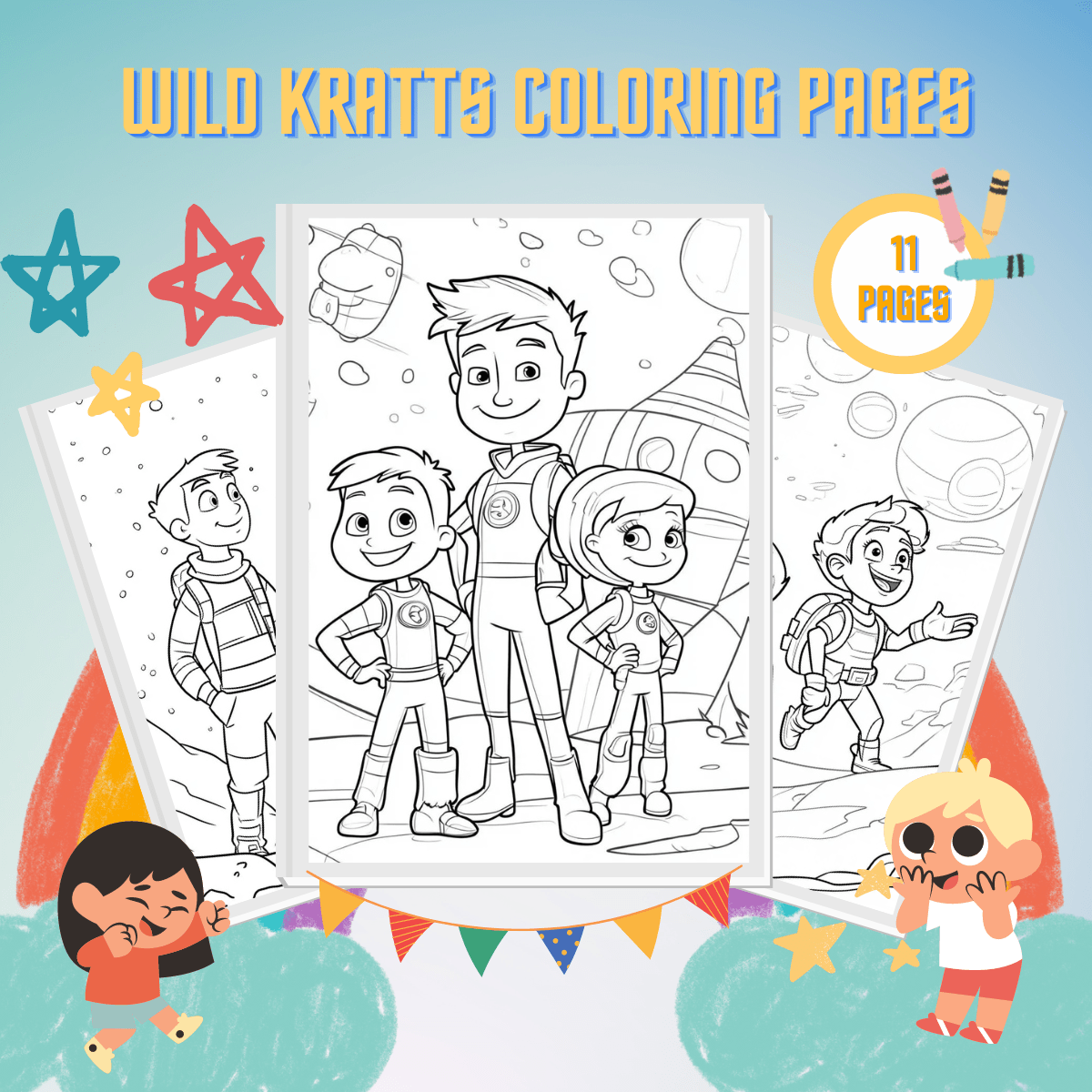 12 Wild Kratts Coloring Pages Free Printable Fun For Kids 