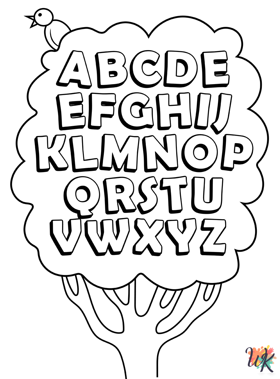 15 Alphabet Coloring Pages For Kids ColoringPagesWK 15 Alphabet Coloring Pages For Kids ColoringPagesWK