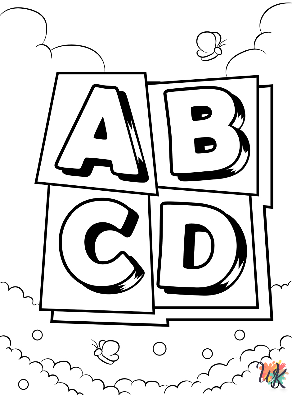 15 Alphabet Coloring Pages For Kids ColoringPagesWK 15 Alphabet Coloring Pages For Kids ColoringPagesWK