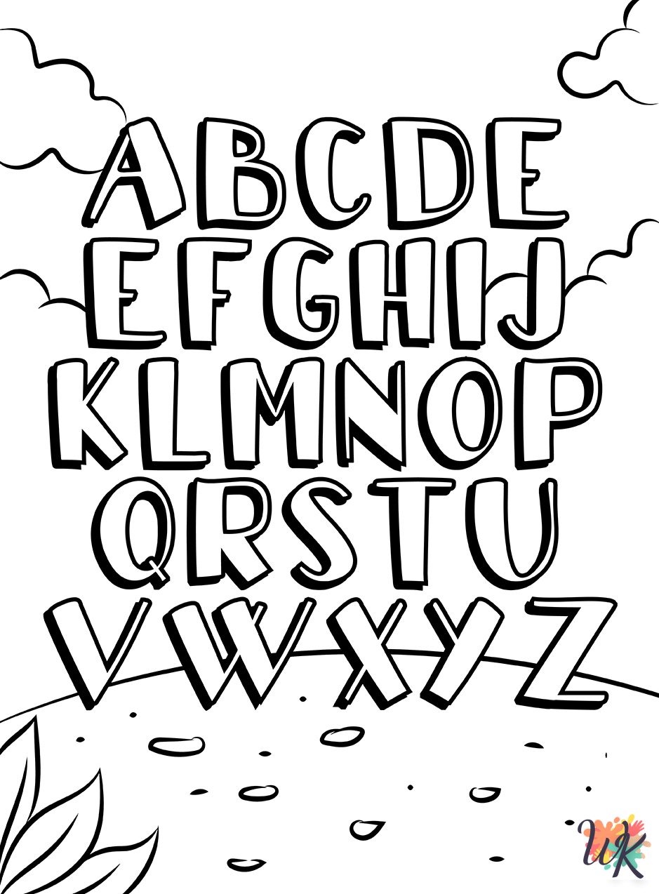 15 Alphabet Coloring Pages For Kids ColoringPagesWK