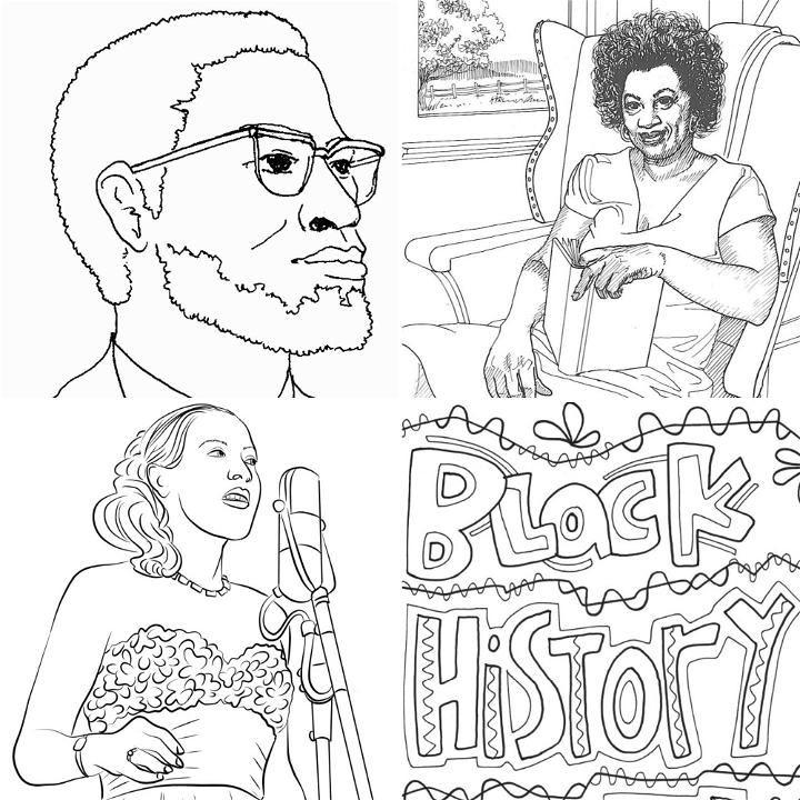 black history month coloring pages