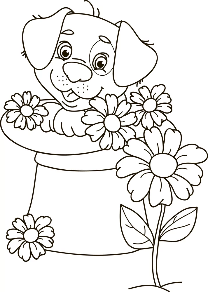 cute puppy coloring pages cute puppy coloring pages