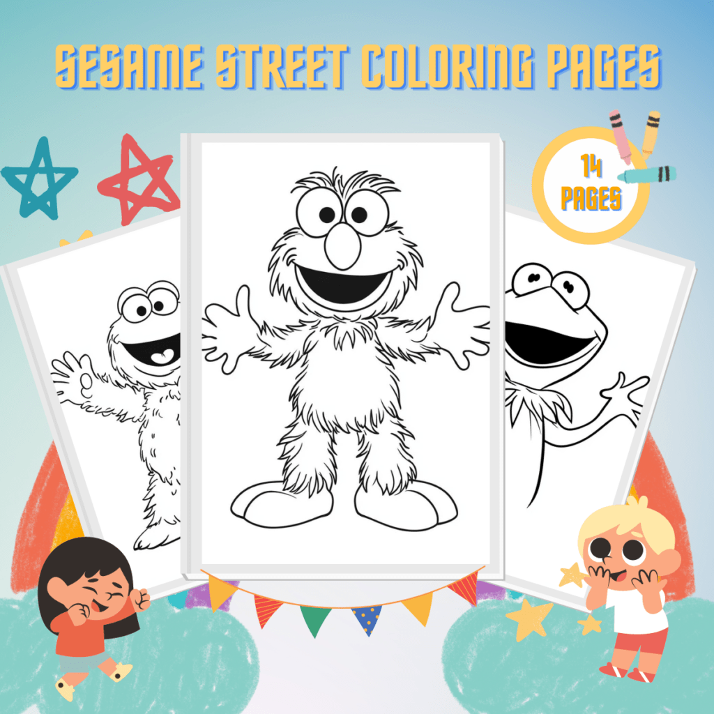 sesame street coloring pages