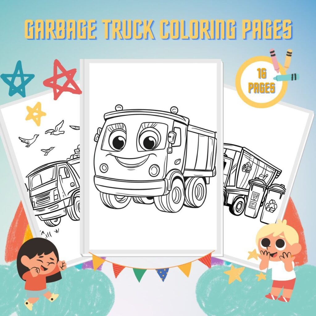 17 Garbage Truck Coloring Pages Free Printable Online Fun 