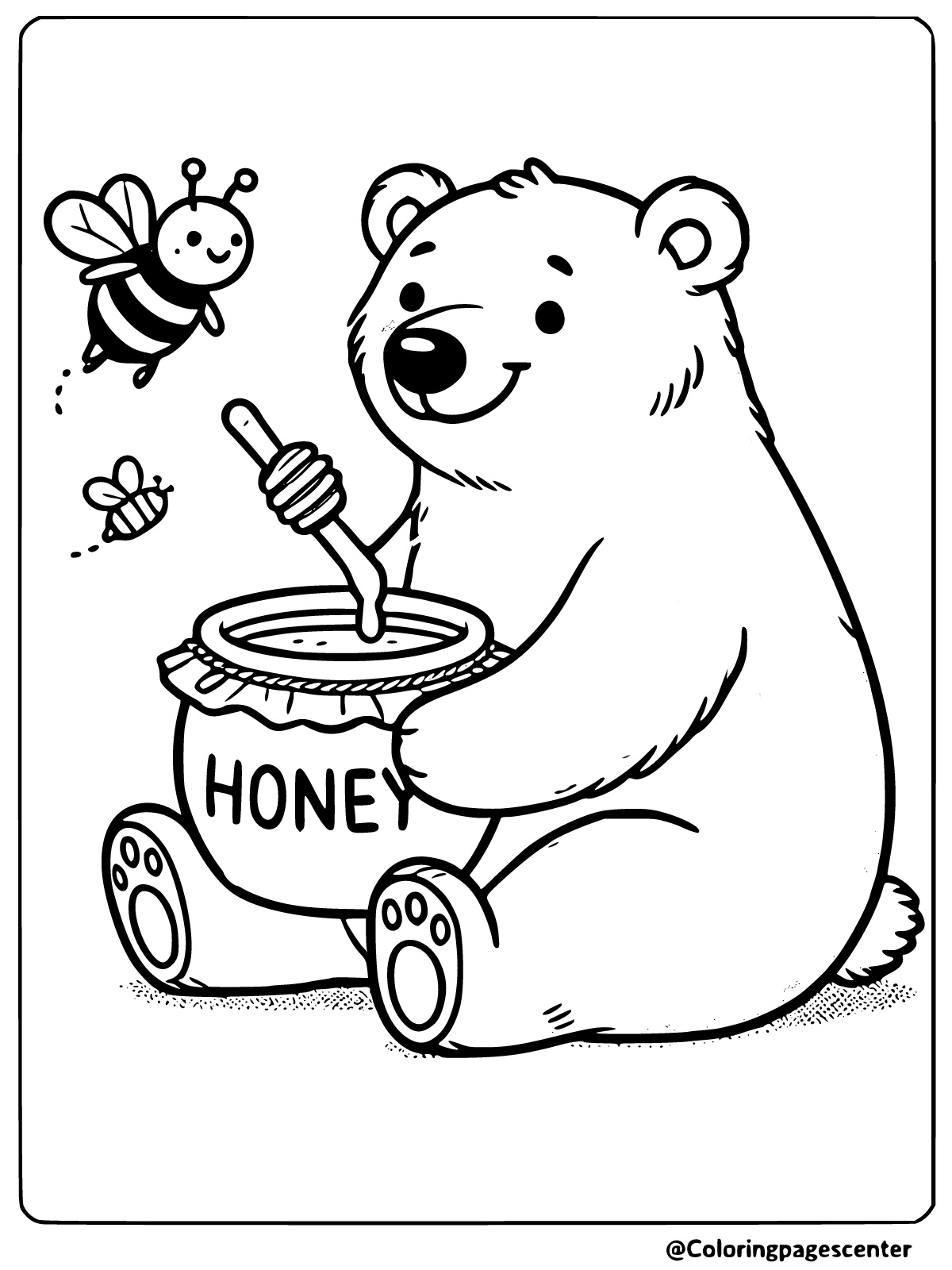 coloring bear pages coloring bear pages