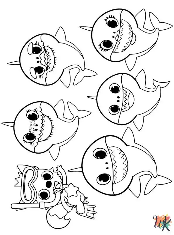 19 Baby Shark Coloring Pages For Kids ColoringPagesWK 19 Baby Shark Coloring Pages For Kids ColoringPagesWK