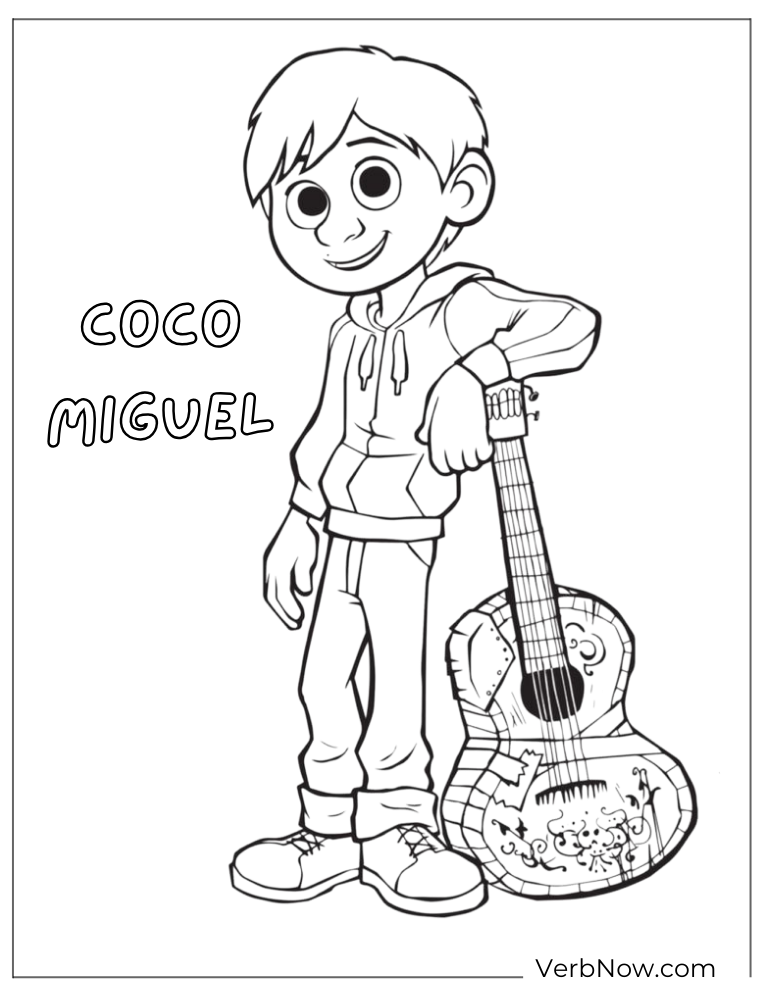 coco coloring pages coco coloring pages