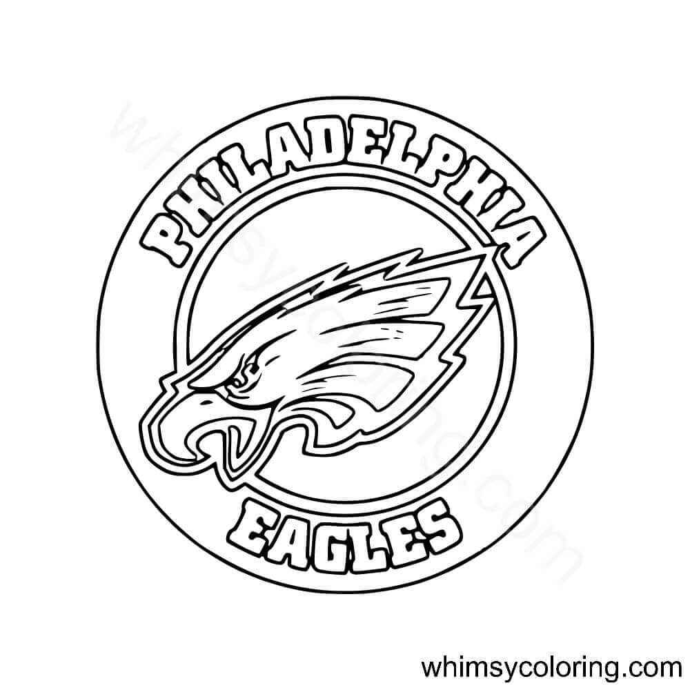 20 Free Printable Philadelphia Eagles Coloring Pages Whimsy Coloring