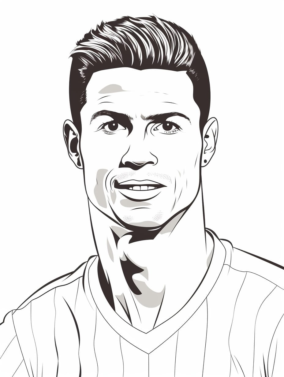 20 Ronaldo Coloring Pages Unleash Your Inner Football Artist 