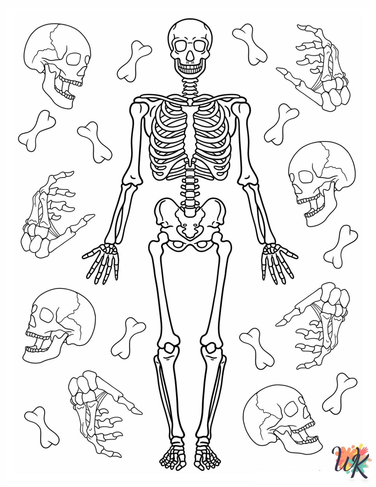20 Skeleton Coloring Pages For Kids ColoringPagesWK 20 Skeleton Coloring Pages For Kids ColoringPagesWK