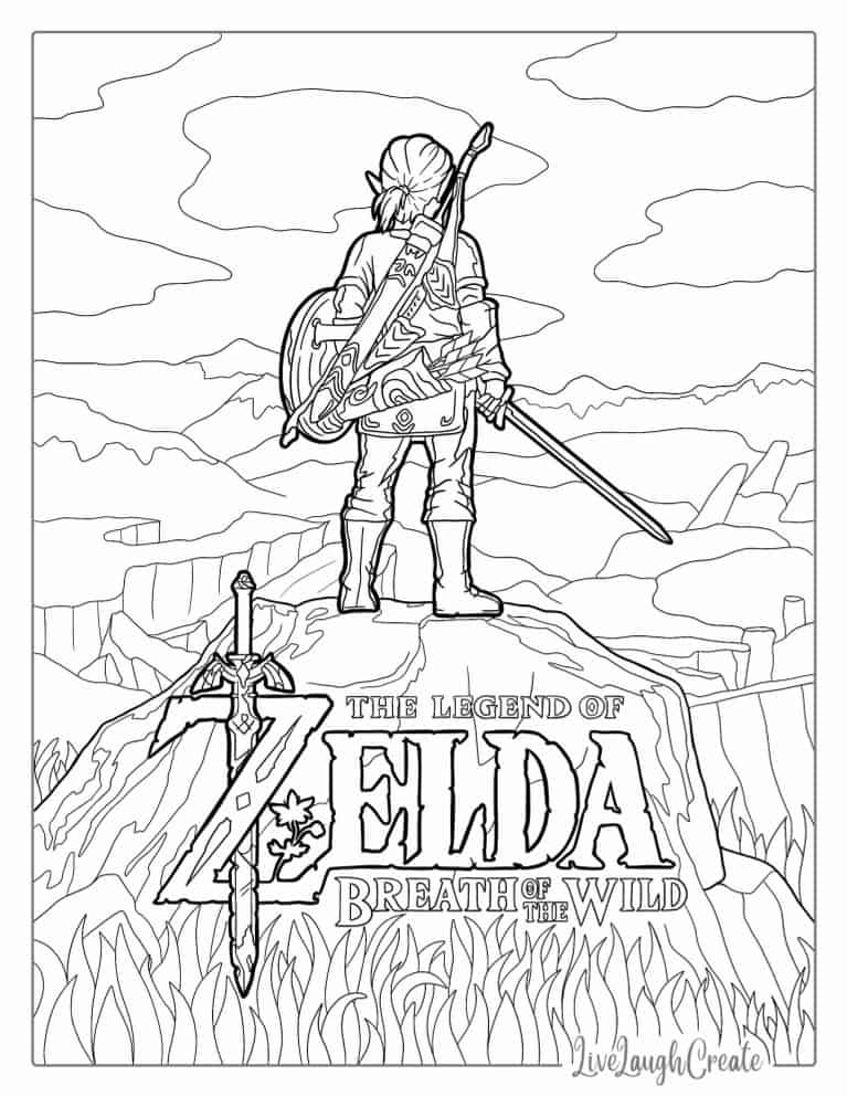 20 Zelda Coloring Pages Free PDF Printables 