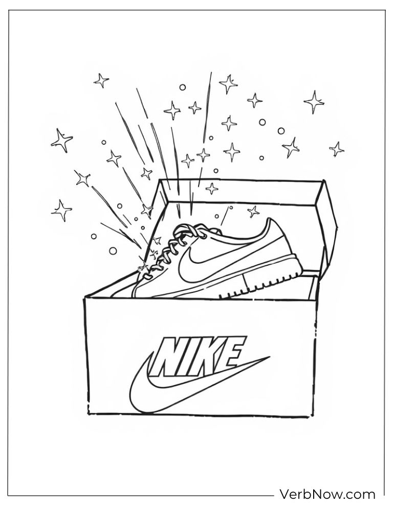 22 Free Nike Coloring Pages Printable PDF 