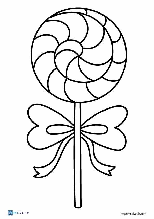 23 Free Candy Coloring Pages Printable PDF ESL Vault 23 Free Candy Coloring Pages Printable PDF ESL Vault