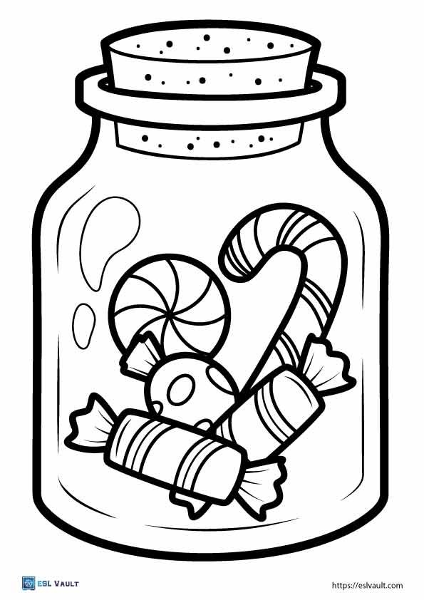 23 Free Candy Coloring Pages Printable PDF ESL Vault 23 Free Candy Coloring Pages Printable PDF ESL Vault