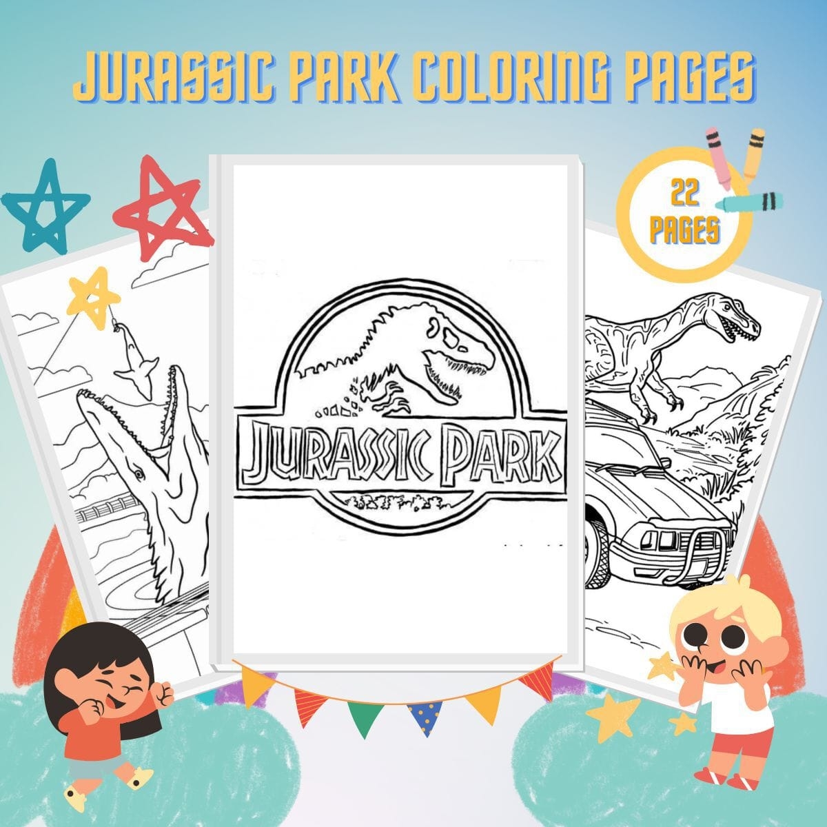 23 Jurassic Park Coloring Pages Roar some Fun For Kids