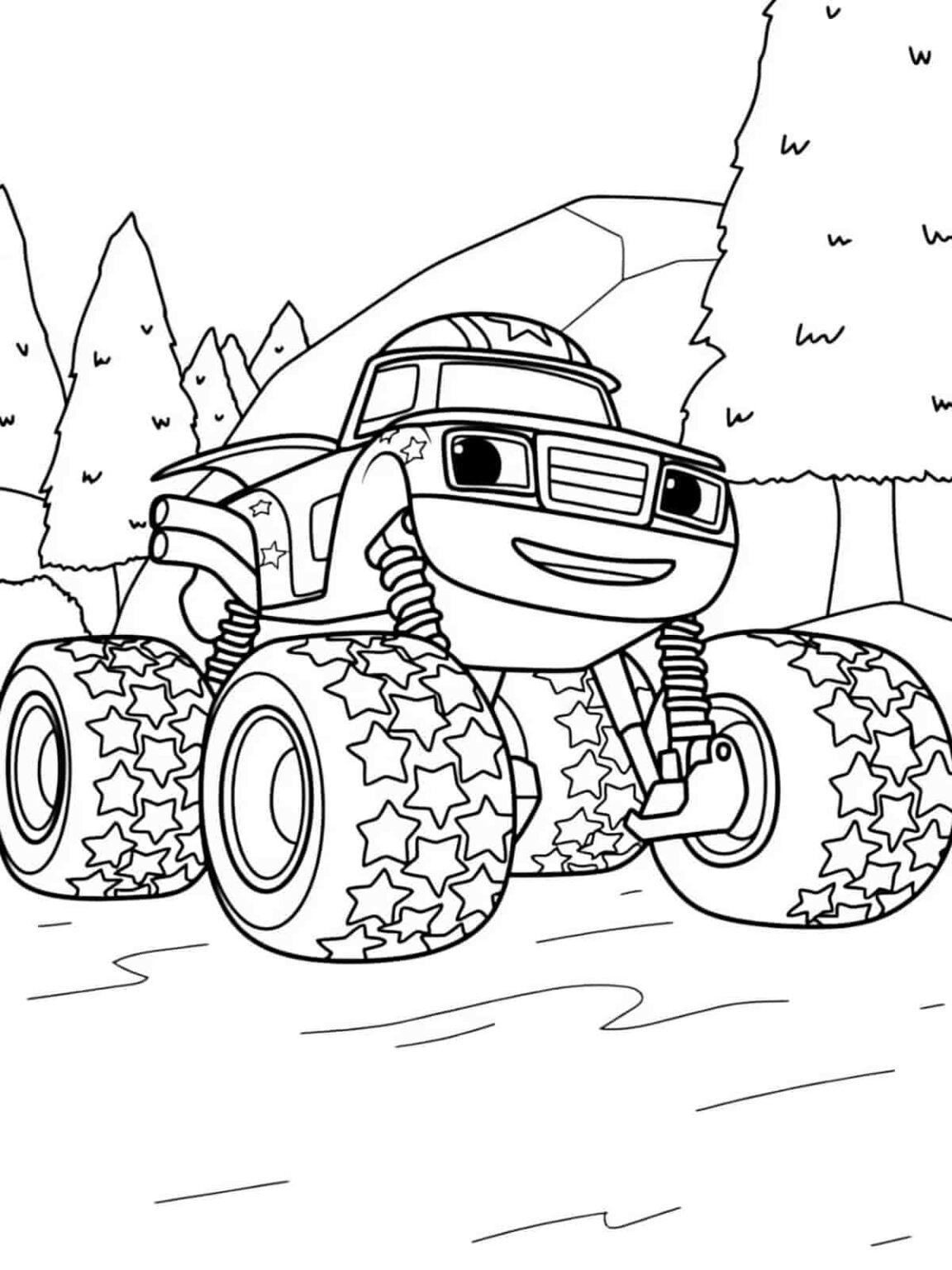 25 Blaze And The Monster Machines Coloring Pages 25 Blaze And The Monster Machines Coloring Pages