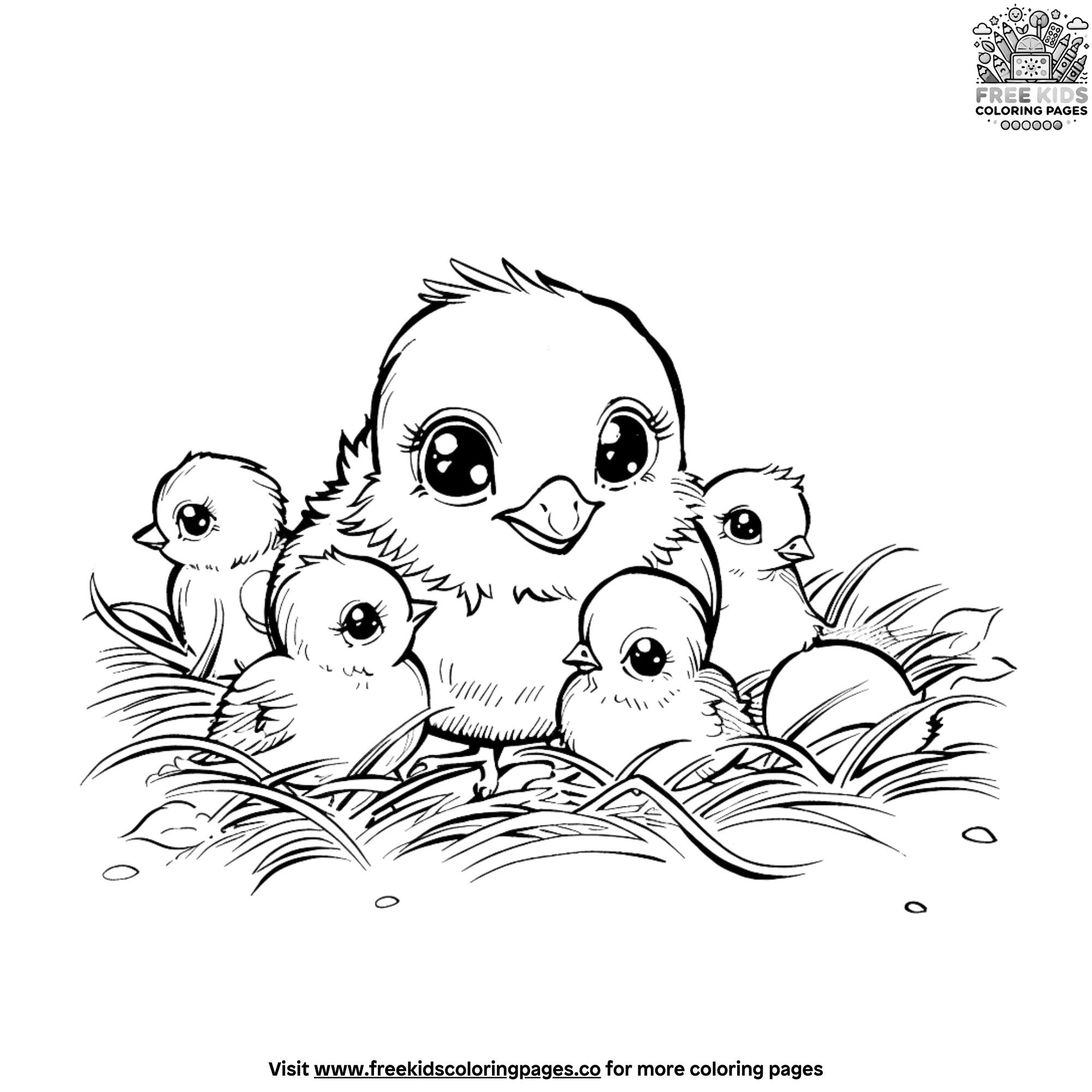 25 Delightful Cute Animal Coloring Pages For Kids Boost Creativity 
