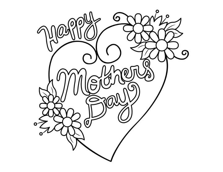 mother's day coloring pages mother's day coloring pages