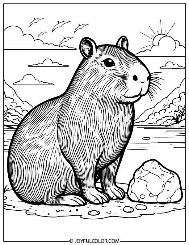 26 Capybara Coloring Pages You 39 ll Love FREE Printable 26 Capybara Coloring Pages You 39 ll Love FREE Printable