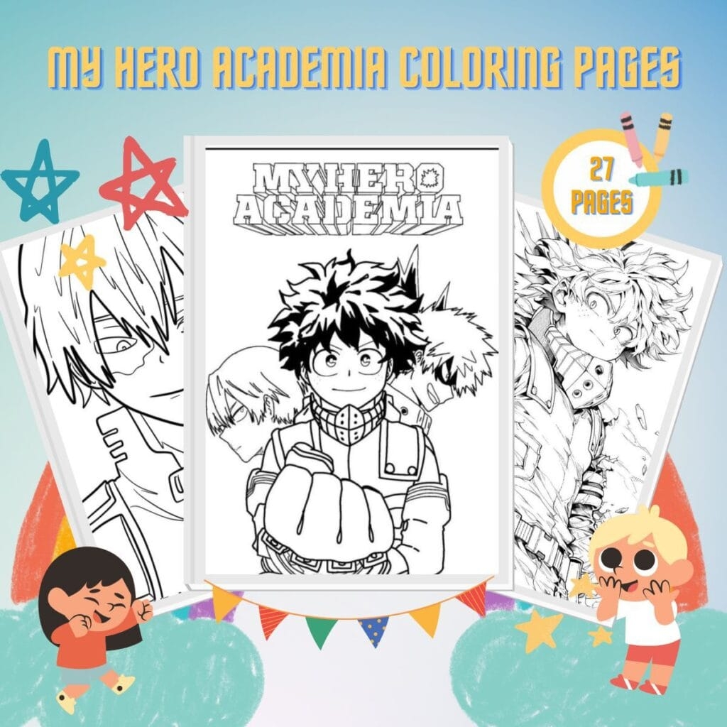 27 My Hero Academia Coloring Pages Free Printable