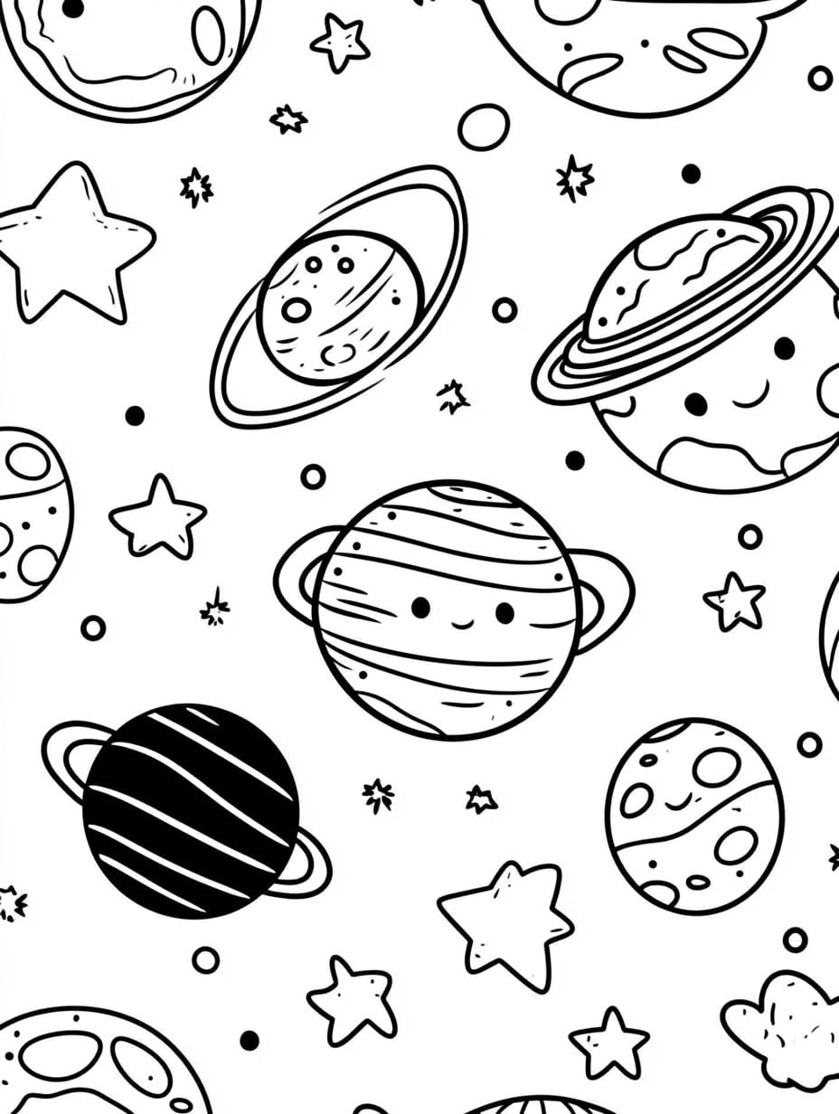 27 Solar System Coloring Pages Free PDF Printables 27 Solar System Coloring Pages Free PDF Printables