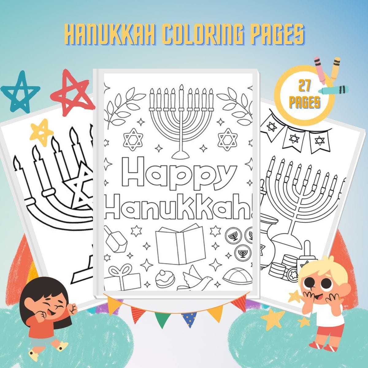 28 Hanukkah Coloring Pages Download Print And Color Online