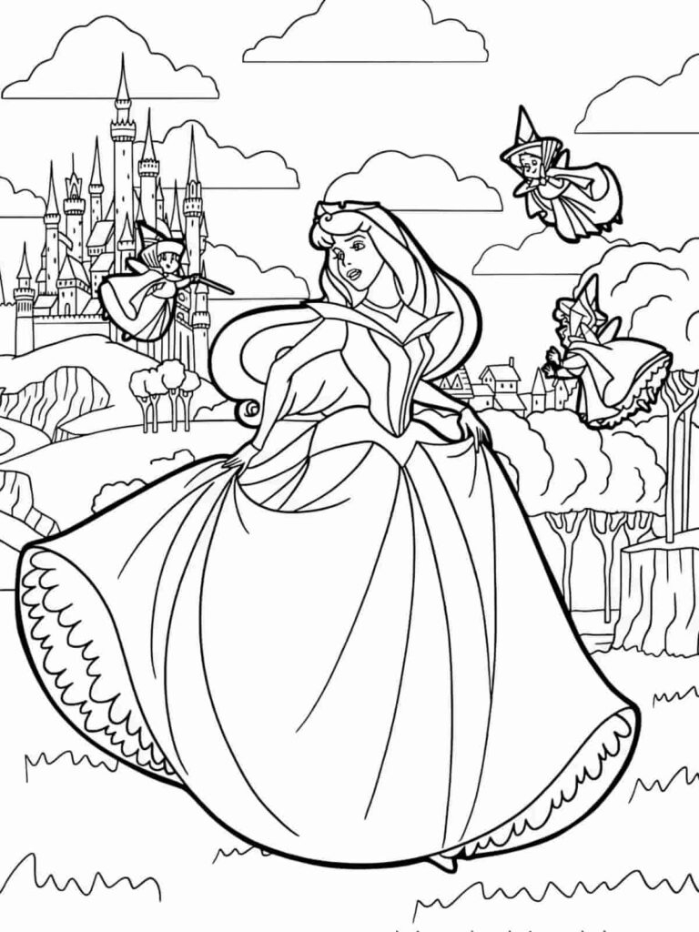30 Free PDF Sleeping Beauty Coloring Pages Coloringpagesforkids 30 Free PDF Sleeping Beauty Coloring Pages Coloringpagesforkids