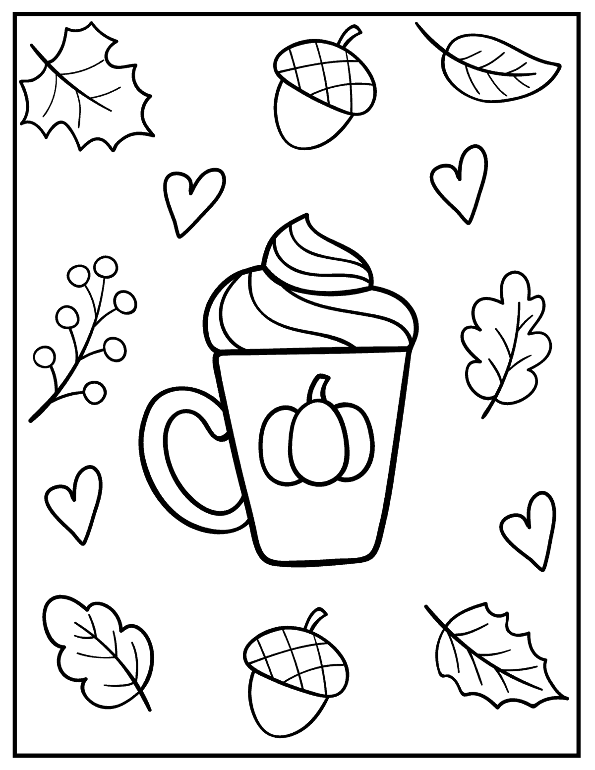 30 Free Printable Fall Coloring Pages For Kids And Adults