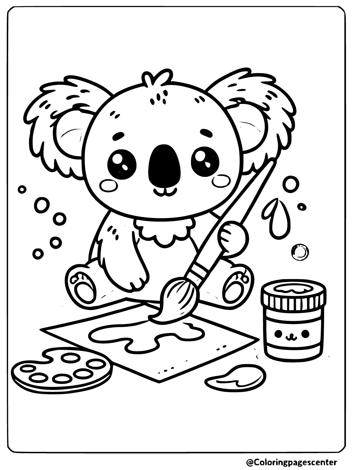 30 Koala Coloring Pages Free Printable