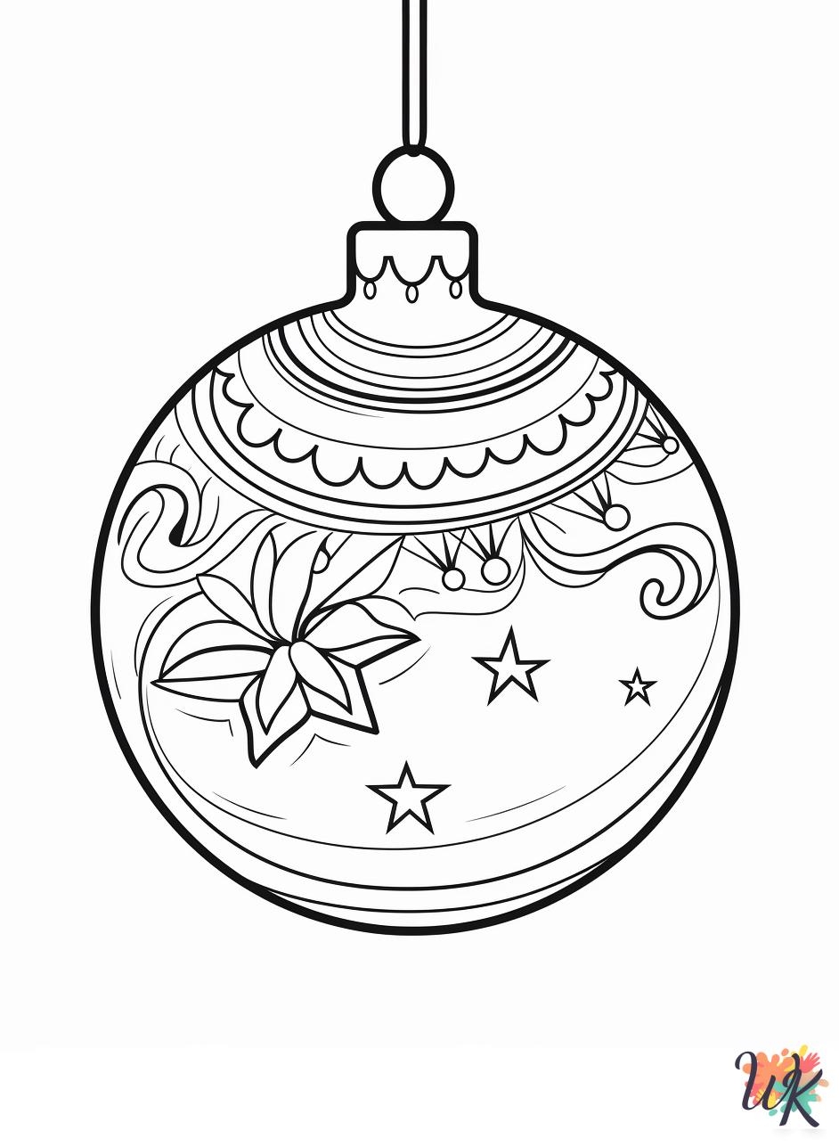 31 Christmas Ornament Coloring Pages Get Creative With Your Kids