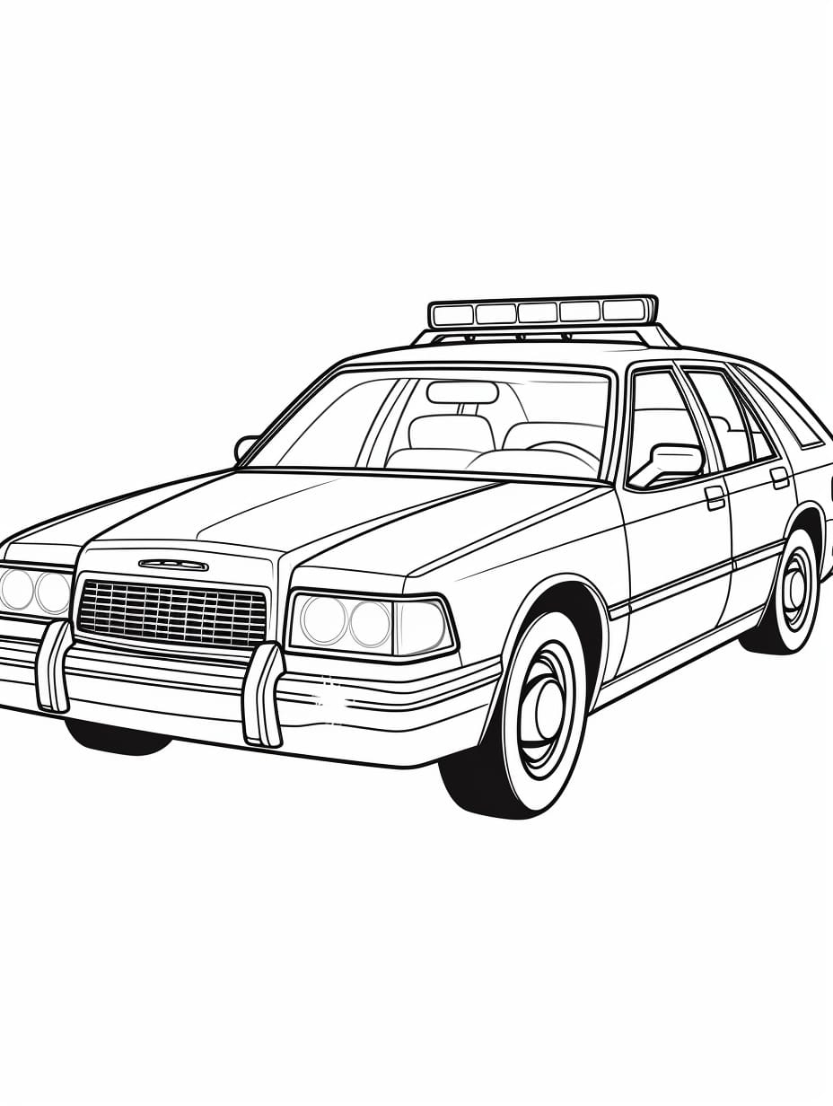 police car coloring page police car coloring page
