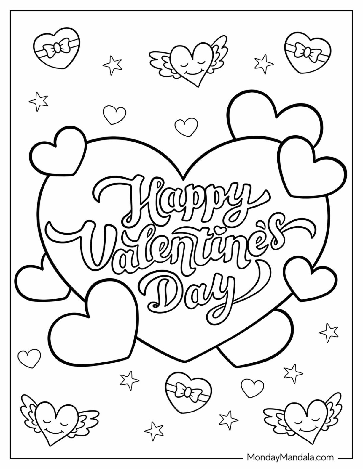 32 Valentine 39 s Day Coloring Pages Free PDF Printables Valentine