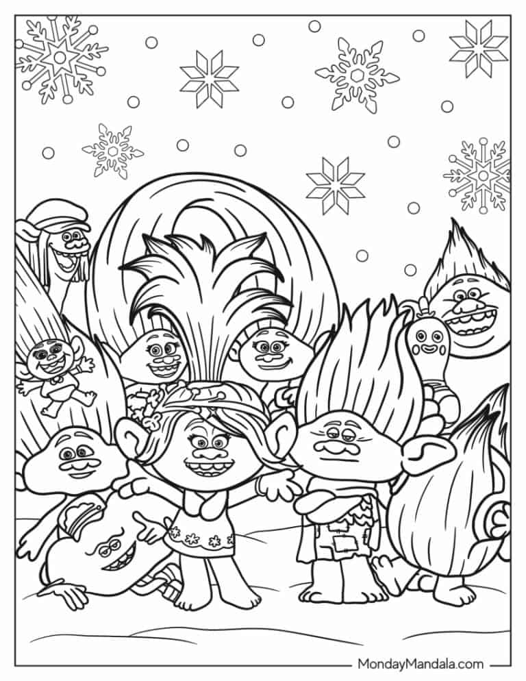coloring trolls pages coloring trolls pages