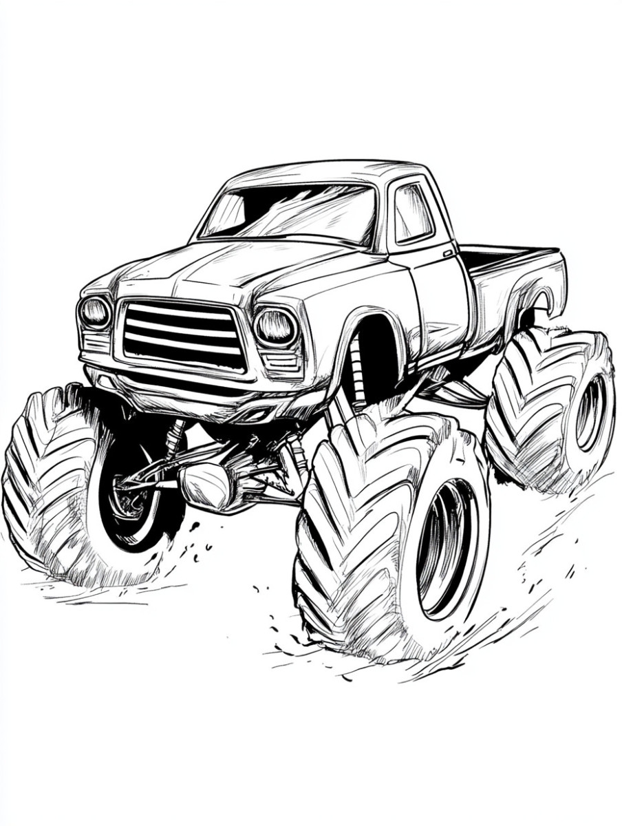 36 Roaring Monster Trucks Coloring Pages That 39 ll Rev Your Engines 36 Roaring Monster Trucks Coloring Pages That 39 ll Rev Your Engines