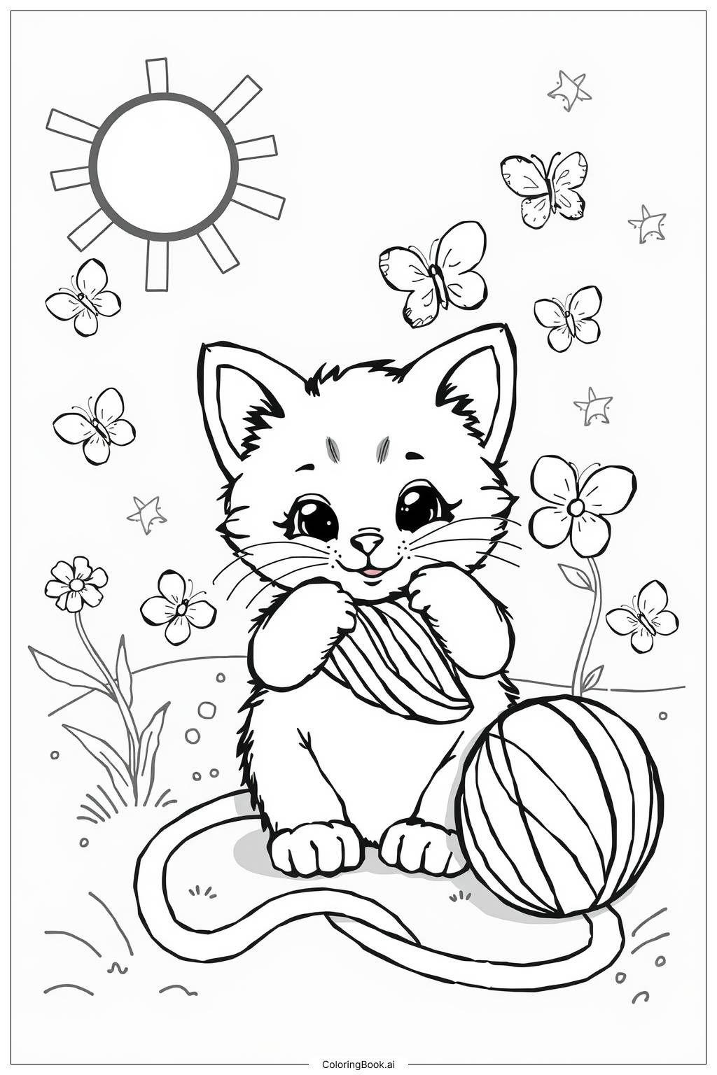 43 Kitten Coloring Pages Free PDF PNG Printables 43 Kitten Coloring Pages Free PDF PNG Printables