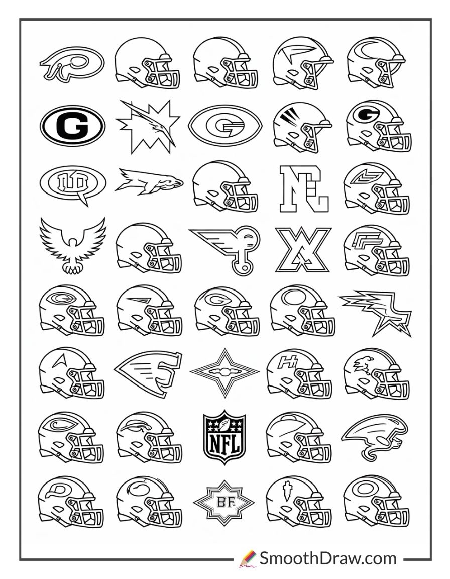 nfl coloring pages nfl coloring pages