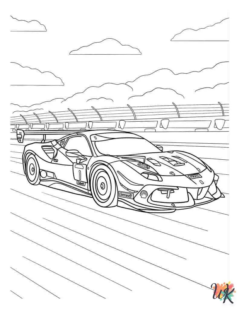 49 Race Car Coloring Pages For Kids ColoringPagesWK