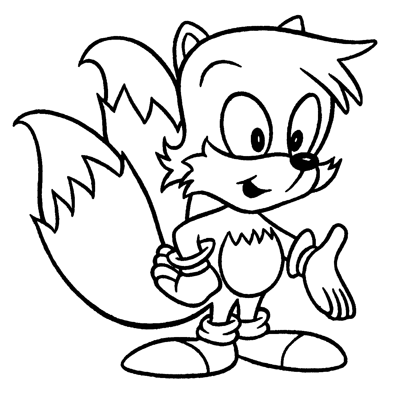 56 Tails Coloring Pages ColoringPagesOnly 56 Tails Coloring Pages ColoringPagesOnly