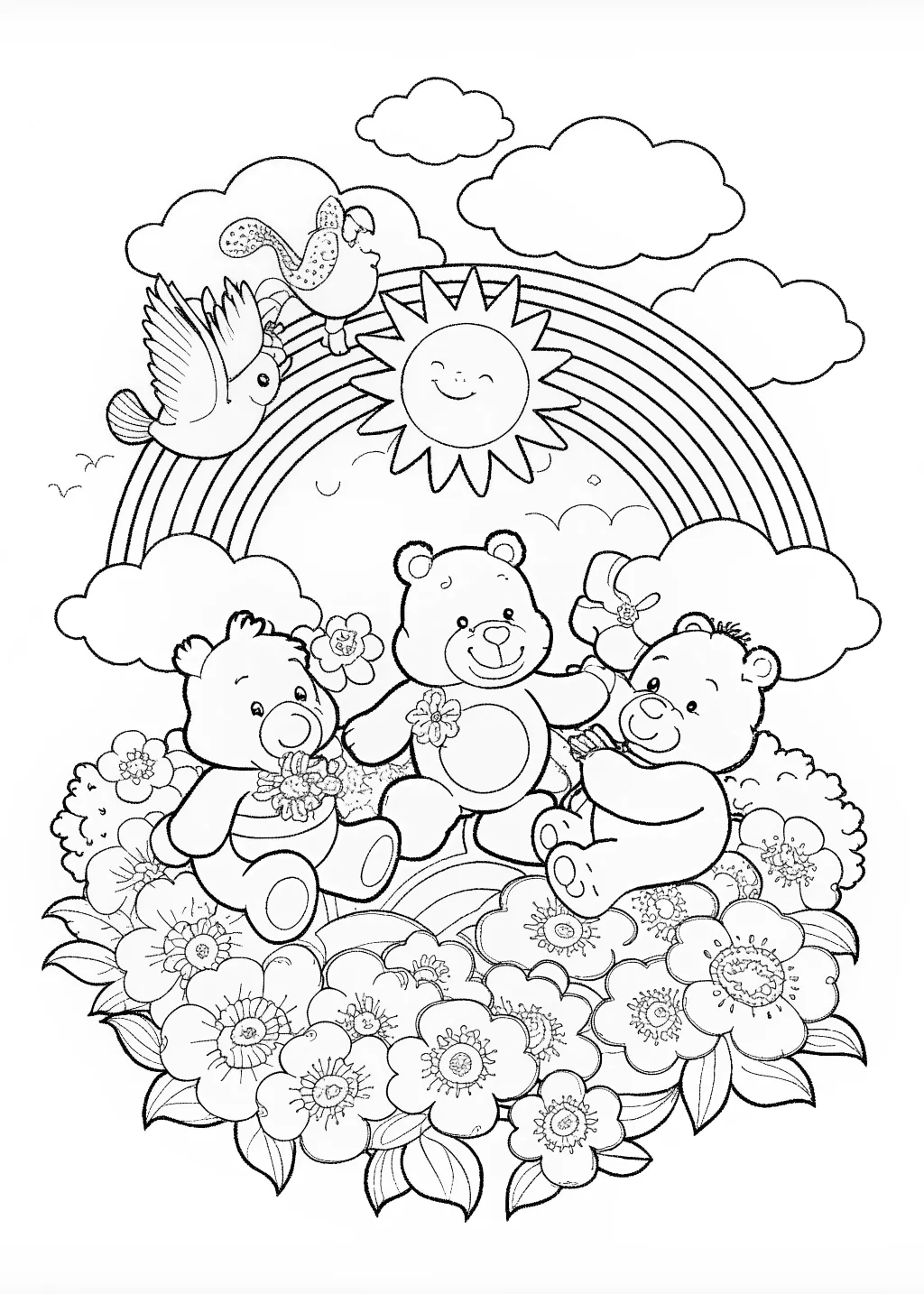 care bears coloring pages care bears coloring pages