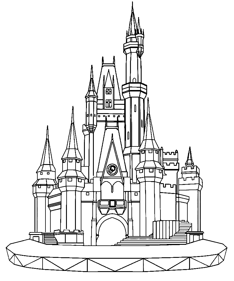 64 Free Printable Castle Coloring Pages