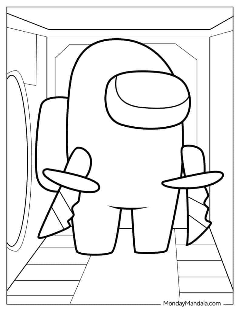 among us coloring pages among us coloring pages